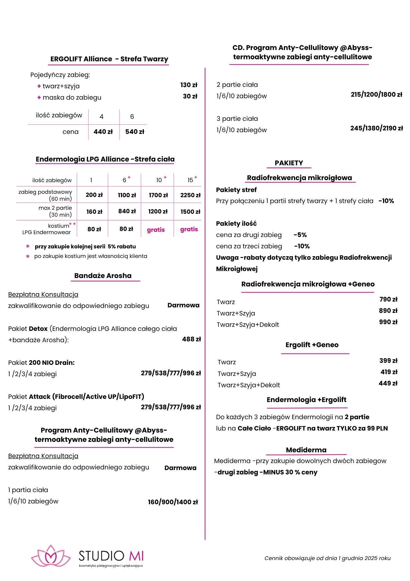 Cennik od 1 grudnia 2025 str 3